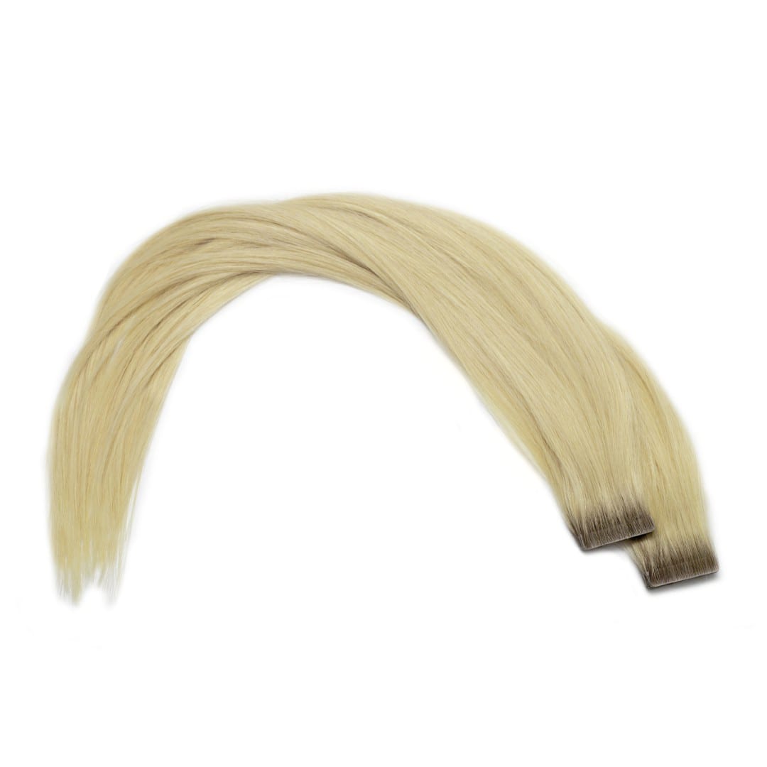 Rooted Summer Days Tape Hair Extensions - Invisible Ultimate Range - 21.5 inches / 55 cm