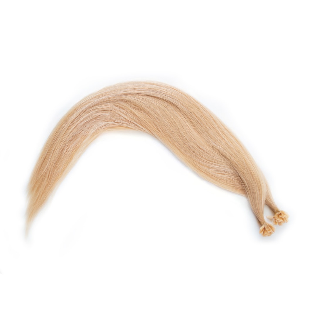 Vanilla Nail Tip Hair Extensions - Ultimate Virgin Range - 21.5 inches / 55 cm