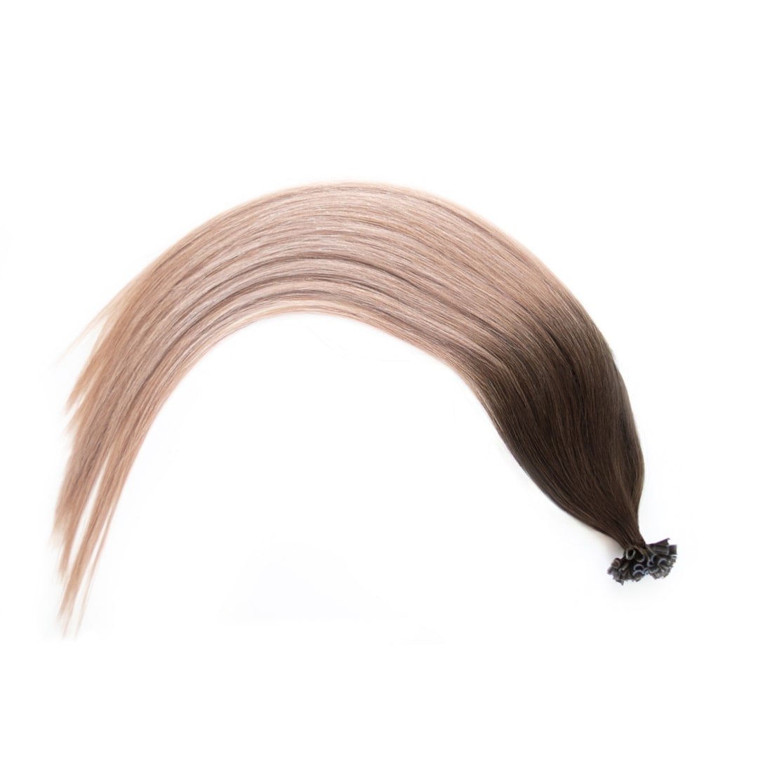 Hot Chocolate Nail Tip Hair Extensions - Ultimate Virgin Range - 21.5 inches / 55 cm