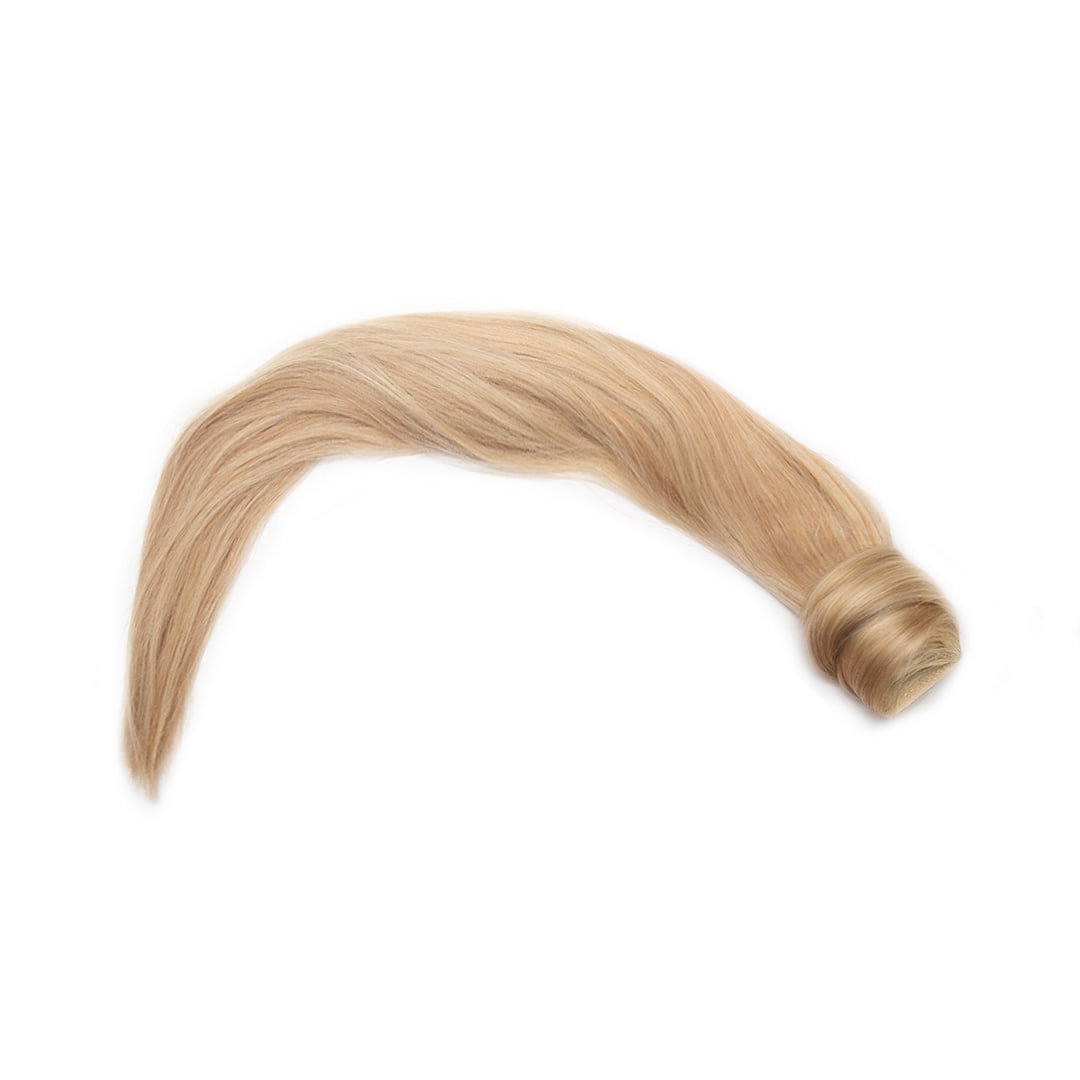Milkshake/Cinnamon Ponytail Human Hair Extensions 26 inches / 65 cm