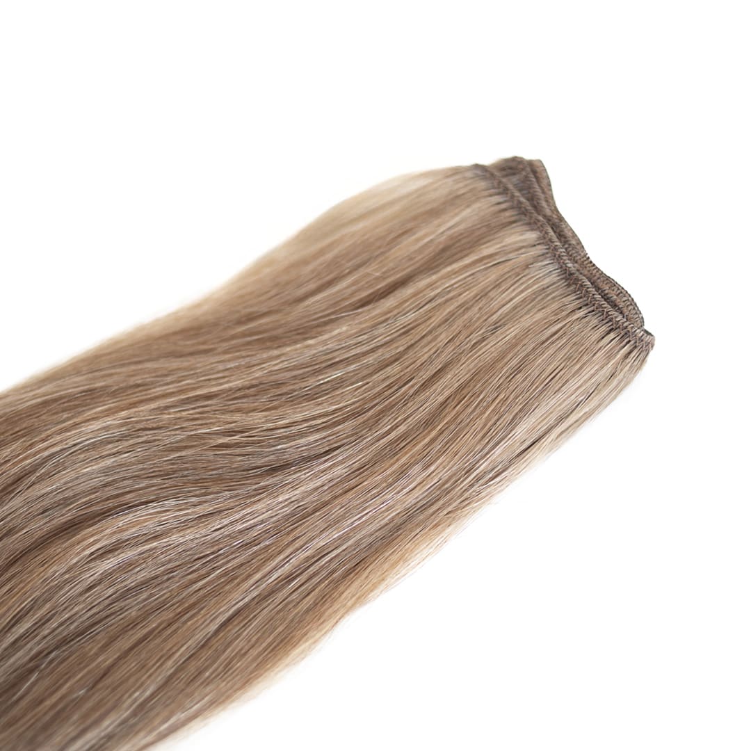 Opal/Mocha Classic Weft Hair Extensions - Ultimate Virgin Range - 20 inches / 50 cm