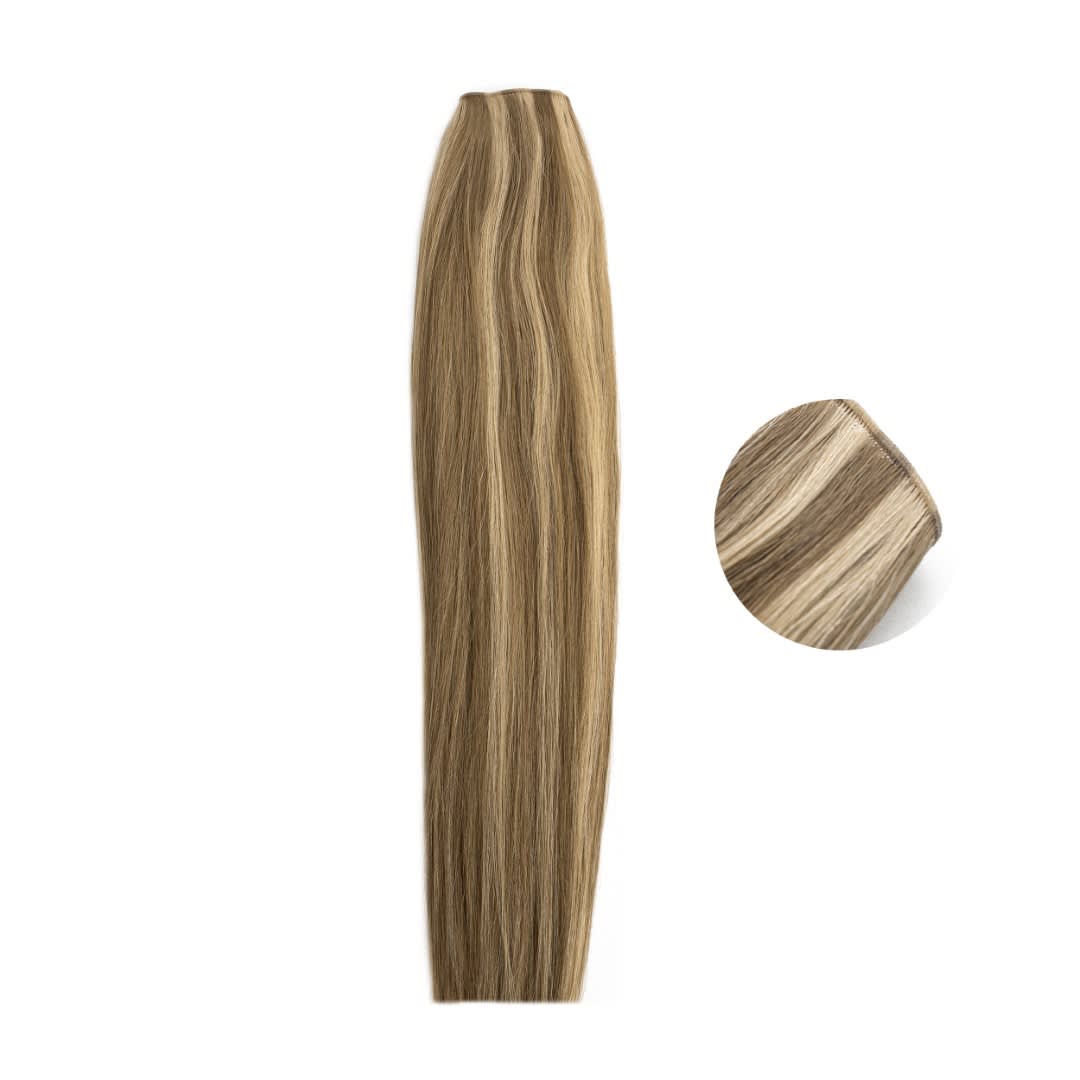 Opal/Mocha Genius Weft Hair Extensions - Ultimate Virgin Range - 20 inches / 50 cm