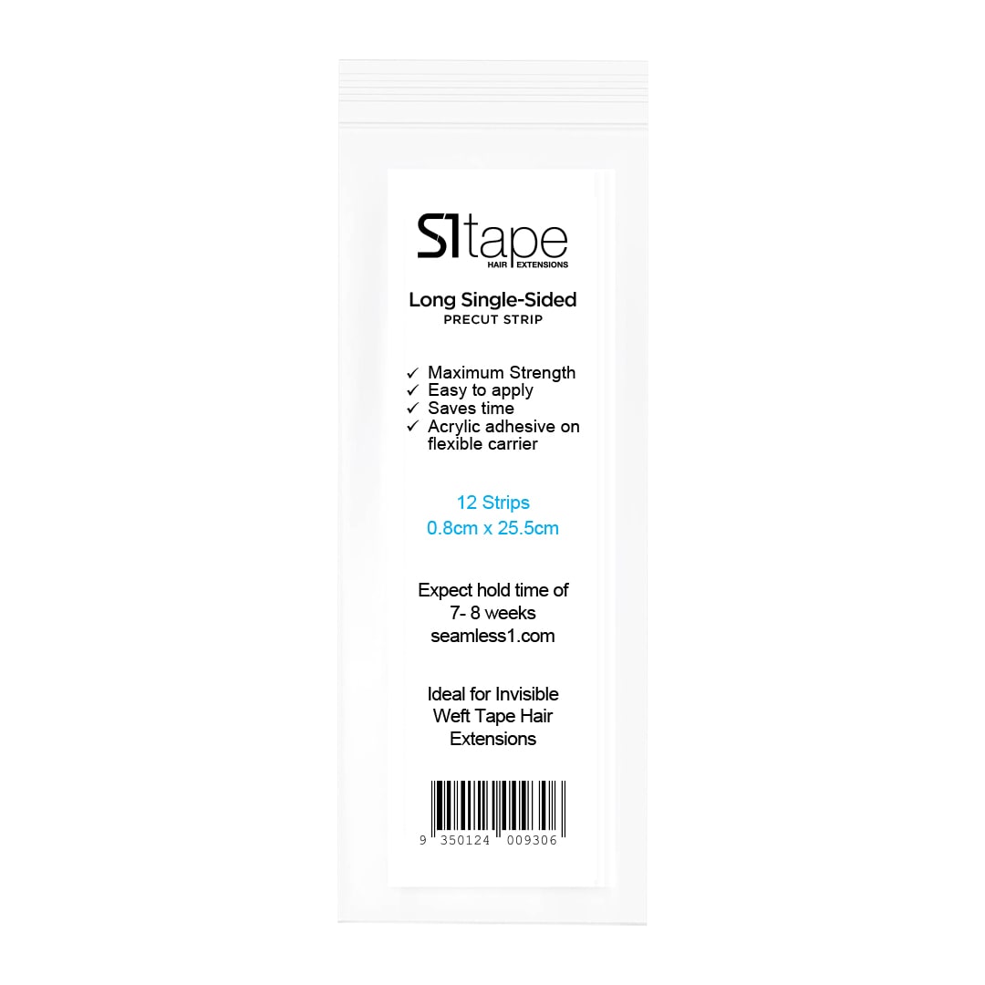 Long Single-Sided Precut tape 12 Strips 0.8 * 25.5 cm