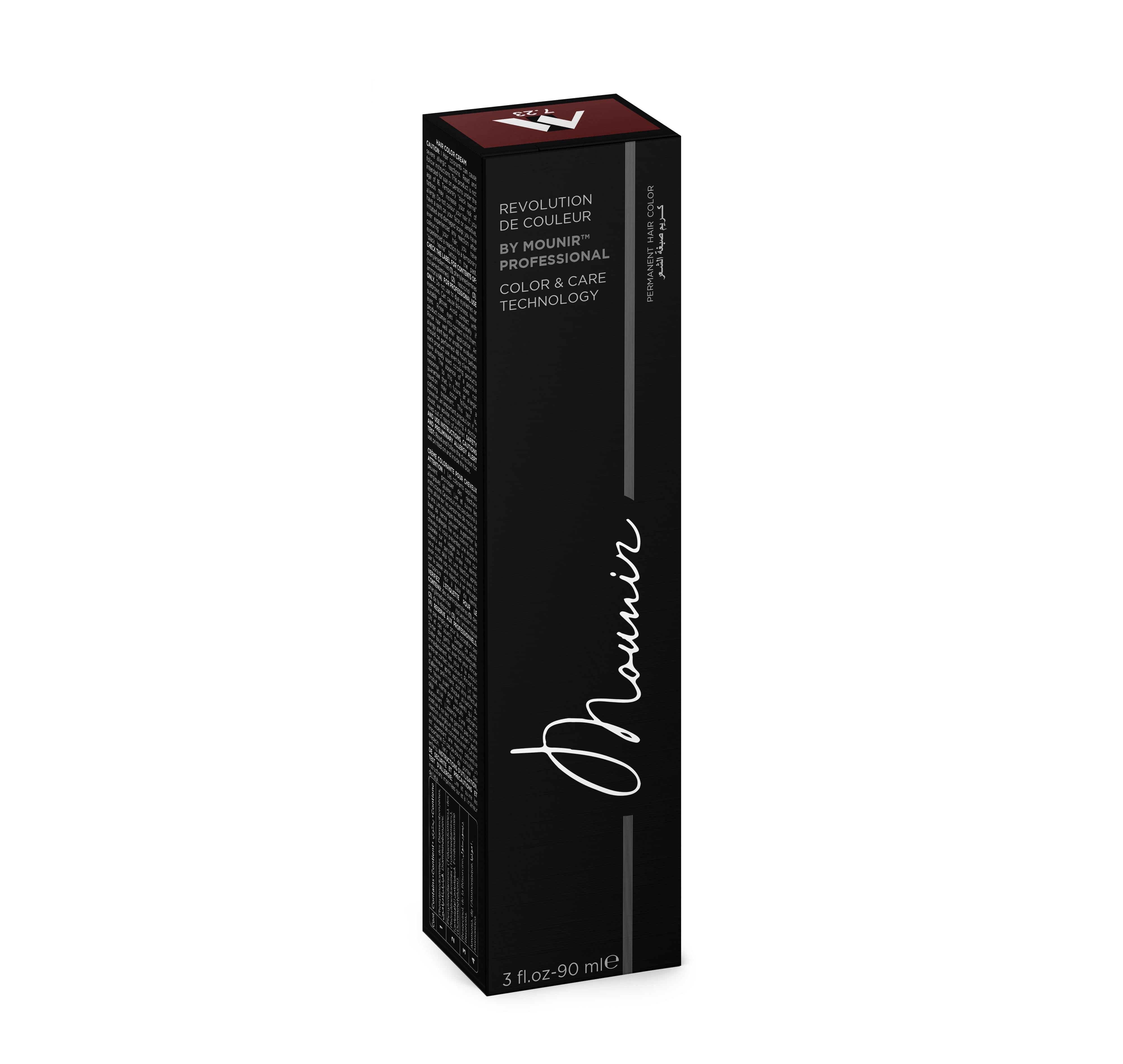 Mounir Revolution Permanent Hair Color, Tobacco 7.23