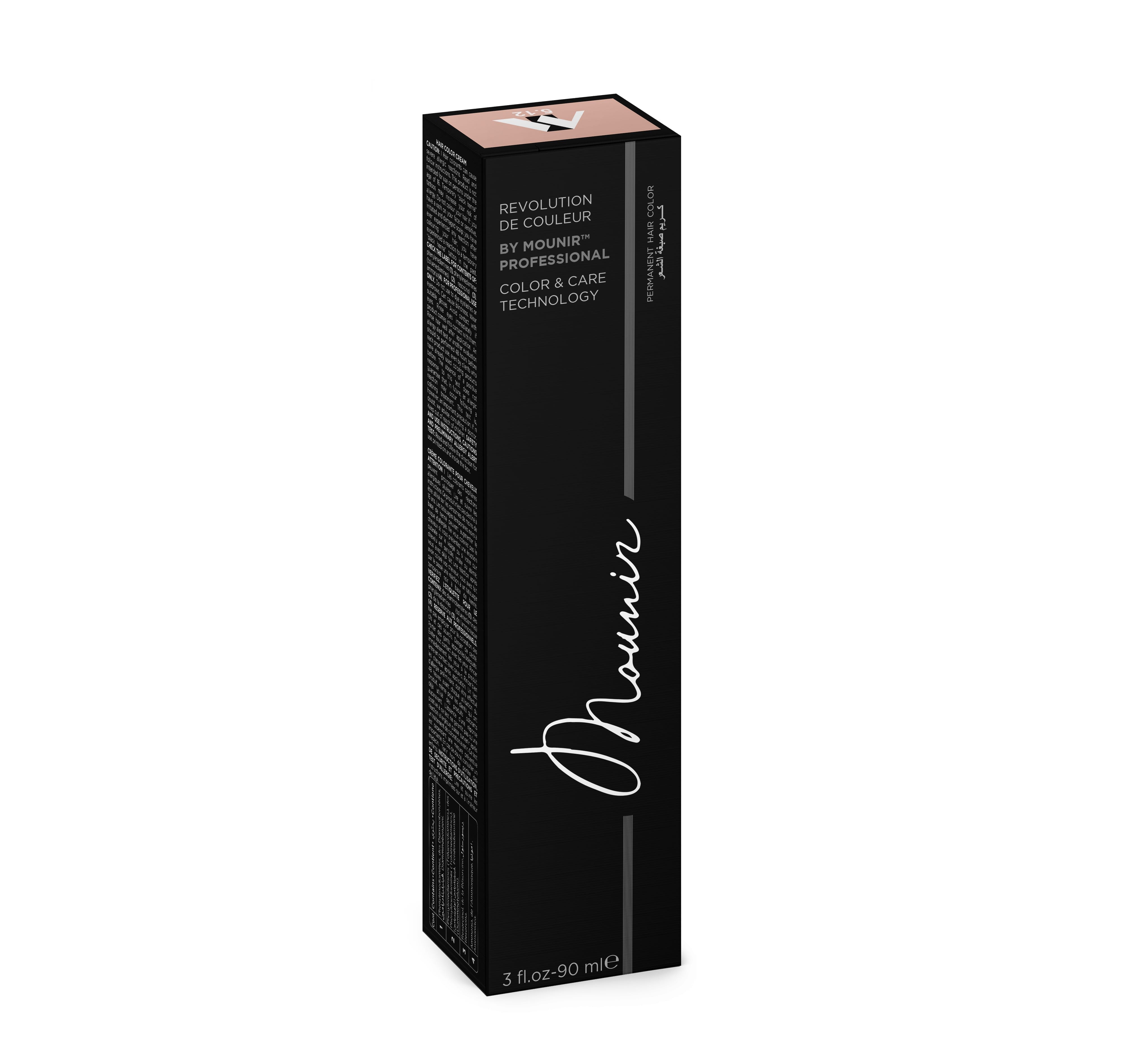Mounir Revolution Permanent Hair Color, Ash Pearl 5.12