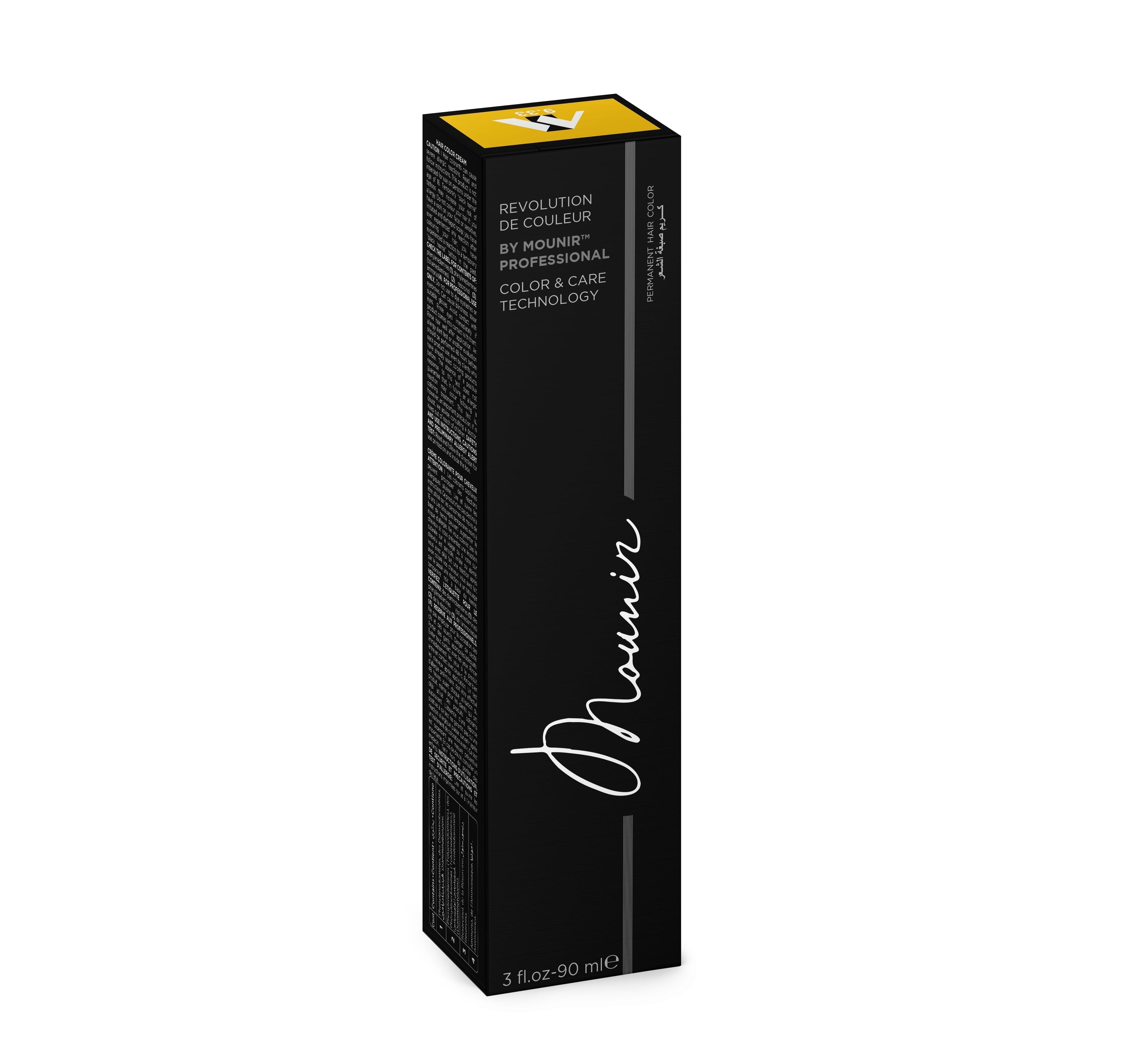 Mounir Revolution Permanent Hair Color, Intense Gold 9.33