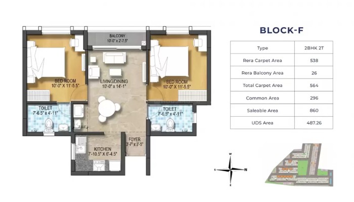 Harmony @ TVS Emerald Green Enclave – floor plan