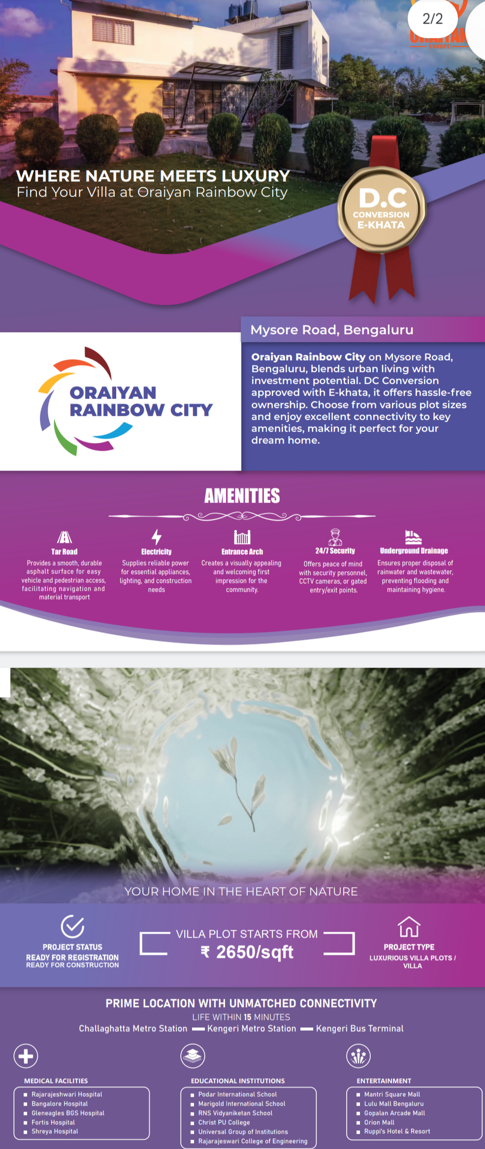 Oraiyan Groups – Mysore Road