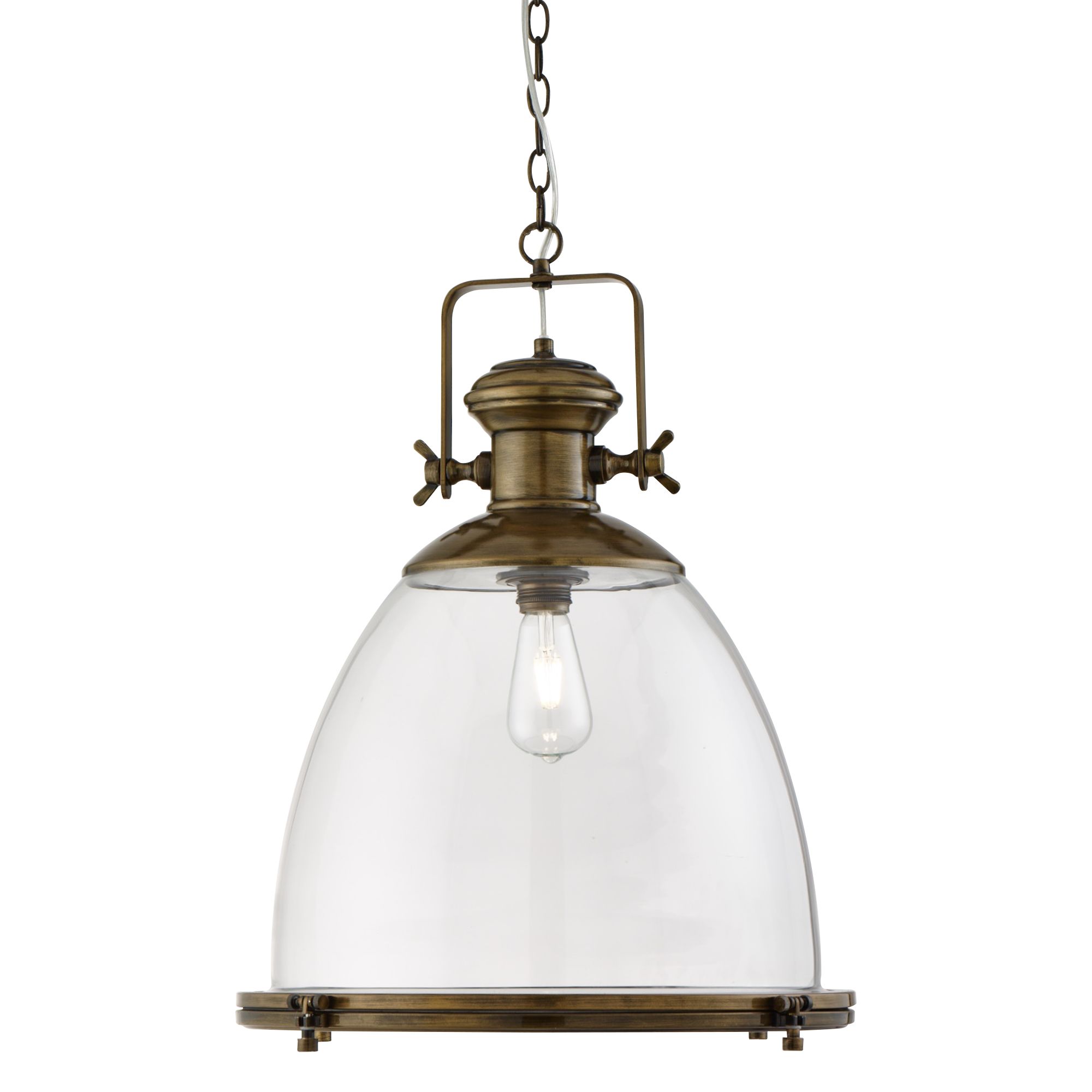 Vintage Hanging Ceiling Light Chandelier Brass ? With Black Vintage Hanging Ceiling Light Chandelier Brass ? With Black