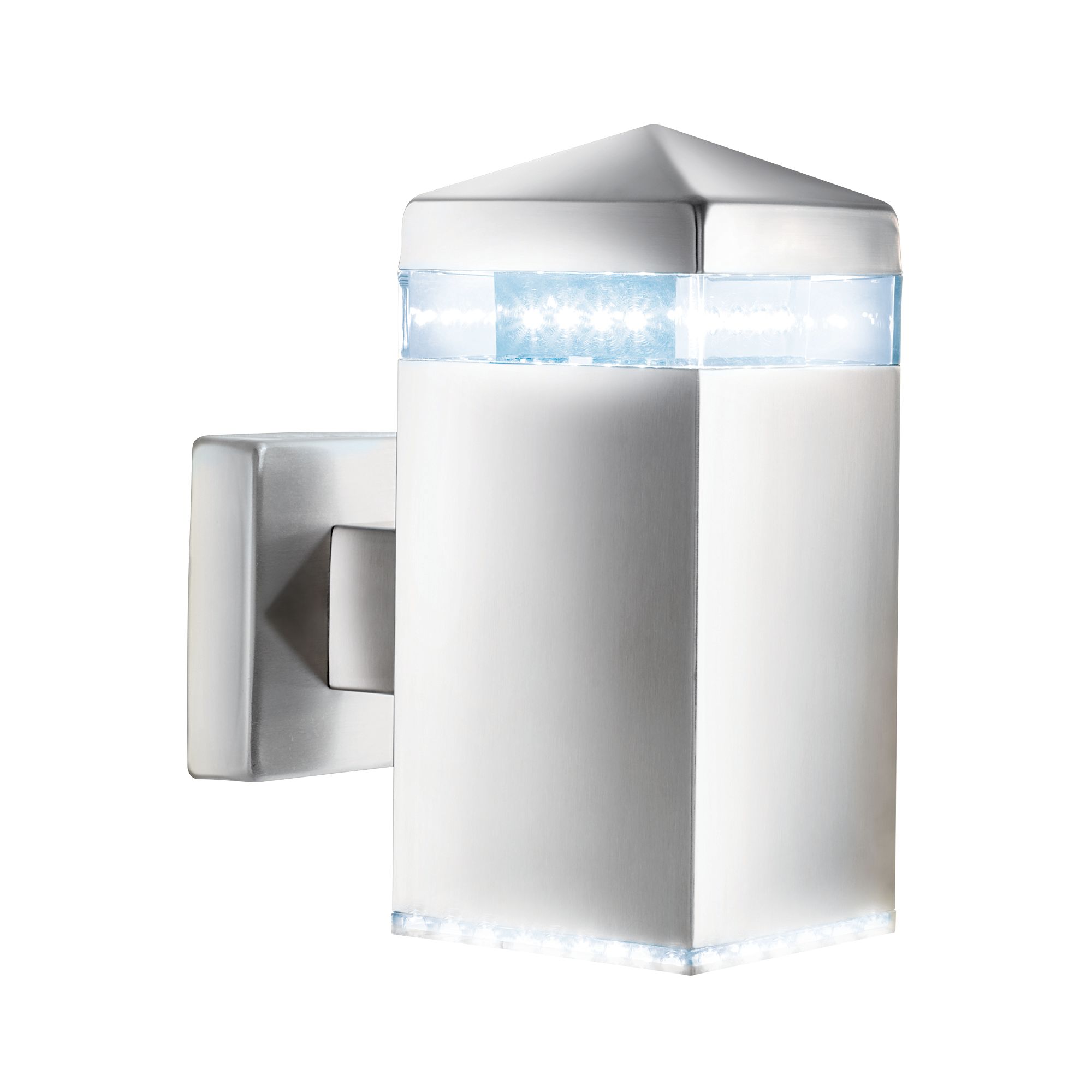 IP44 Energy Saving Stainless Steal and Plastic Wall Light