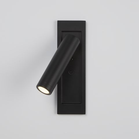 Marylebone 3W Matt Black Recessed Wall Light