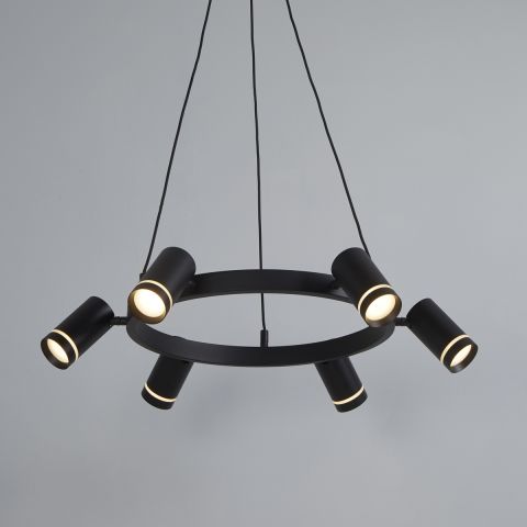 Laser 6 Pendant, Black