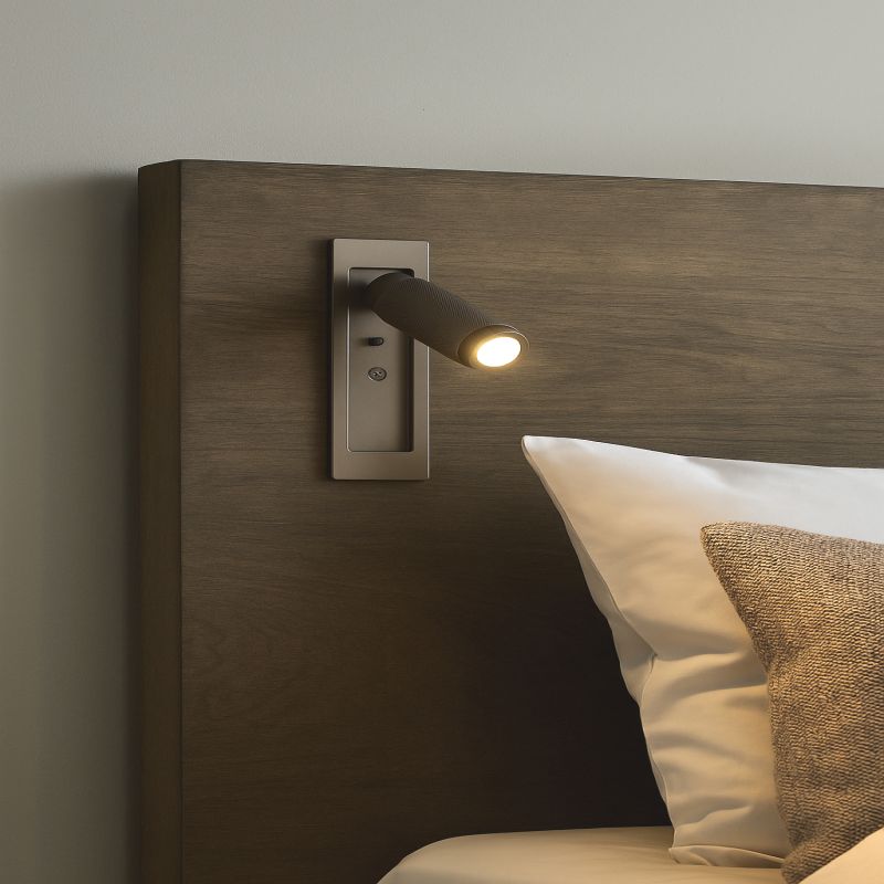 Kings Cross 3W Matt Bronze Recessed Wall Light