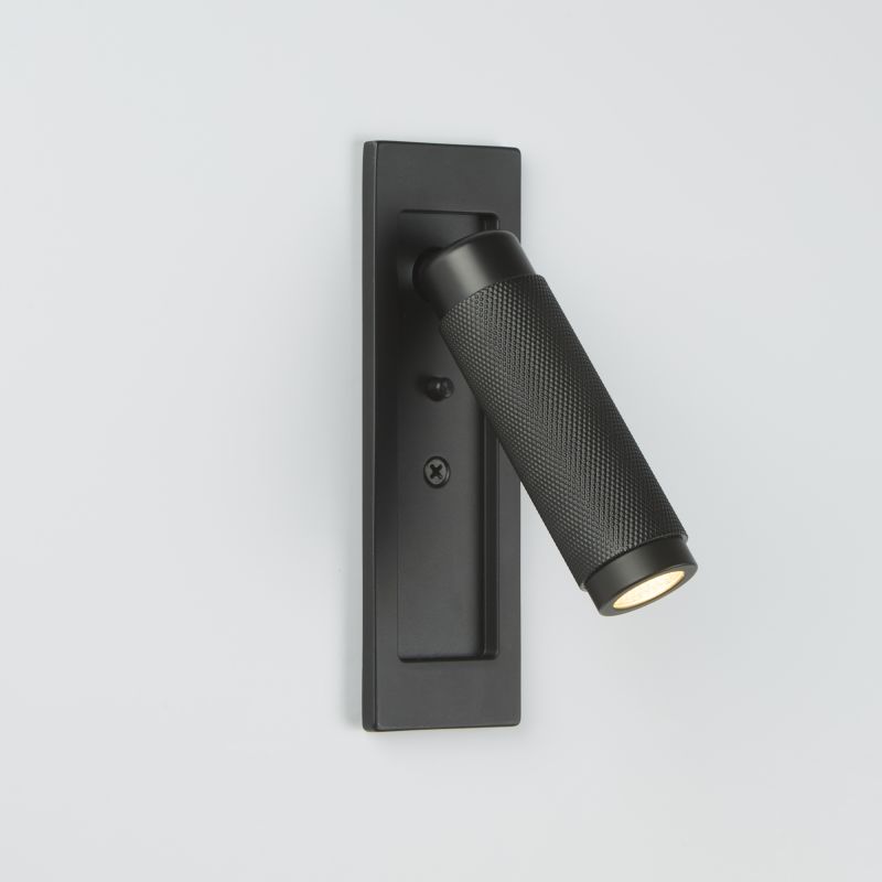 Kings Cross 3W Matt Black Recessed Wall Light