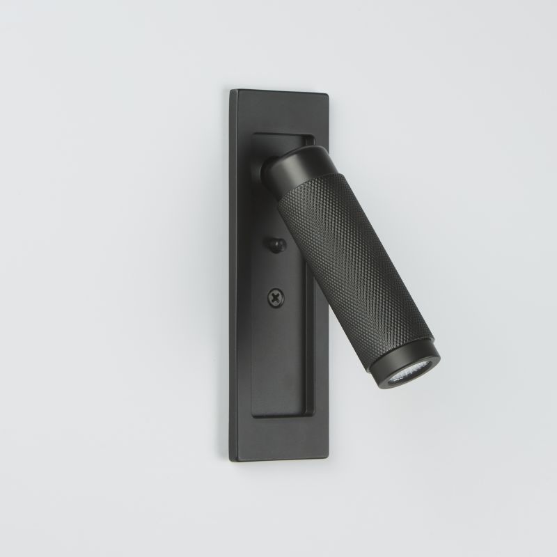 Kings Cross 3W Matt Black Recessed Wall Light