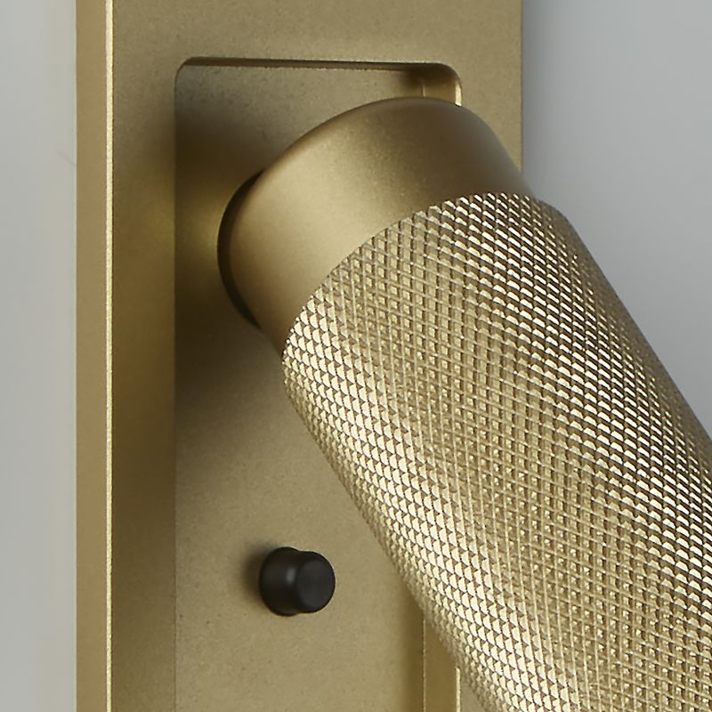 Kings Cross 3W Matt Gold Recessed Wall Light