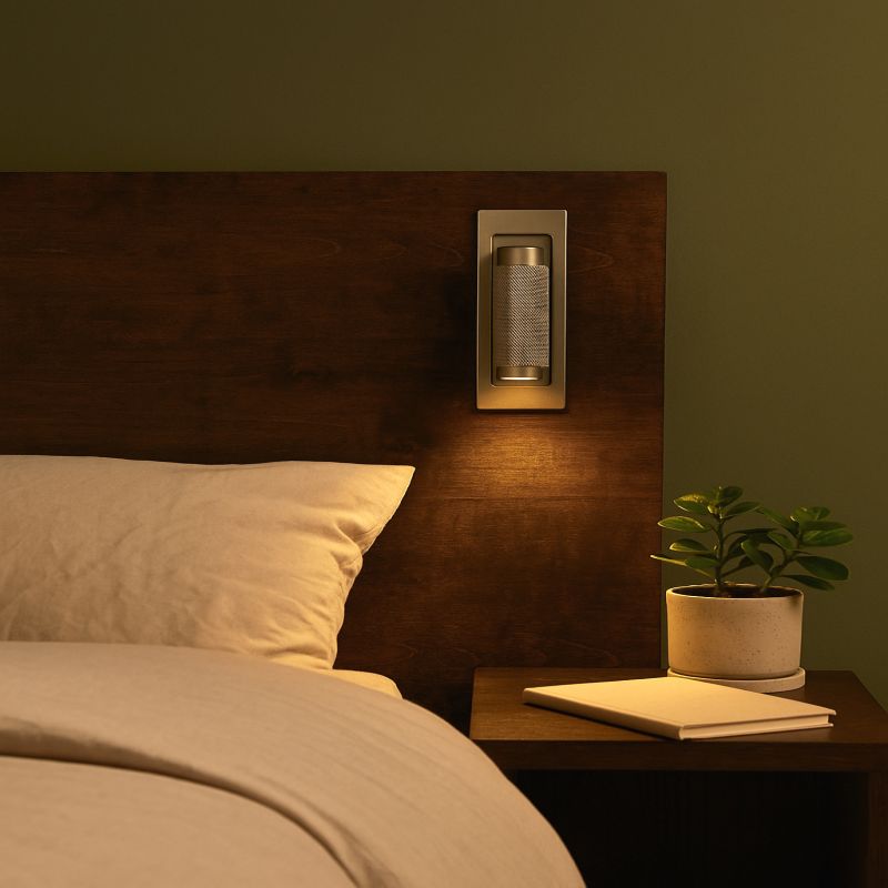 Kings Cross 3W Matt Gold Recessed Wall Light