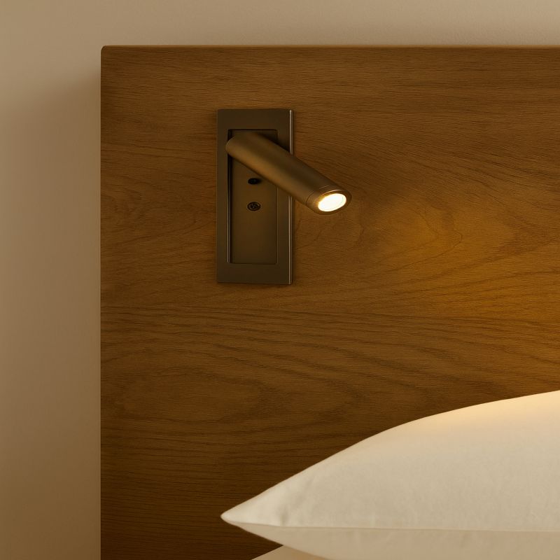 Marylebone 3W Matt Bronze Recessed Wall Light