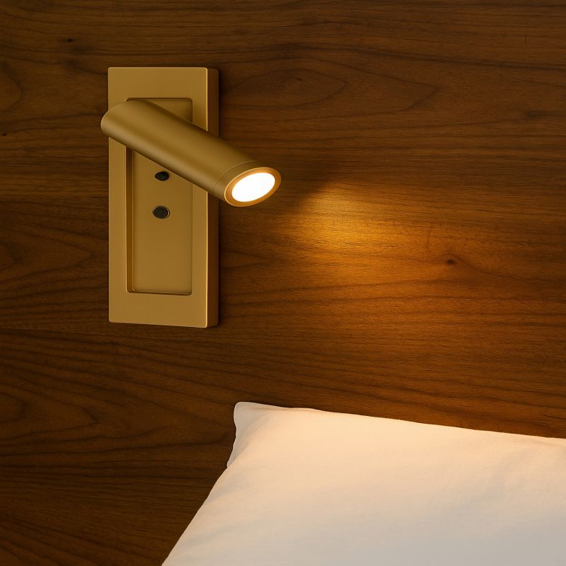 Marylebone 3W Matt Gold Recessed Wall Light