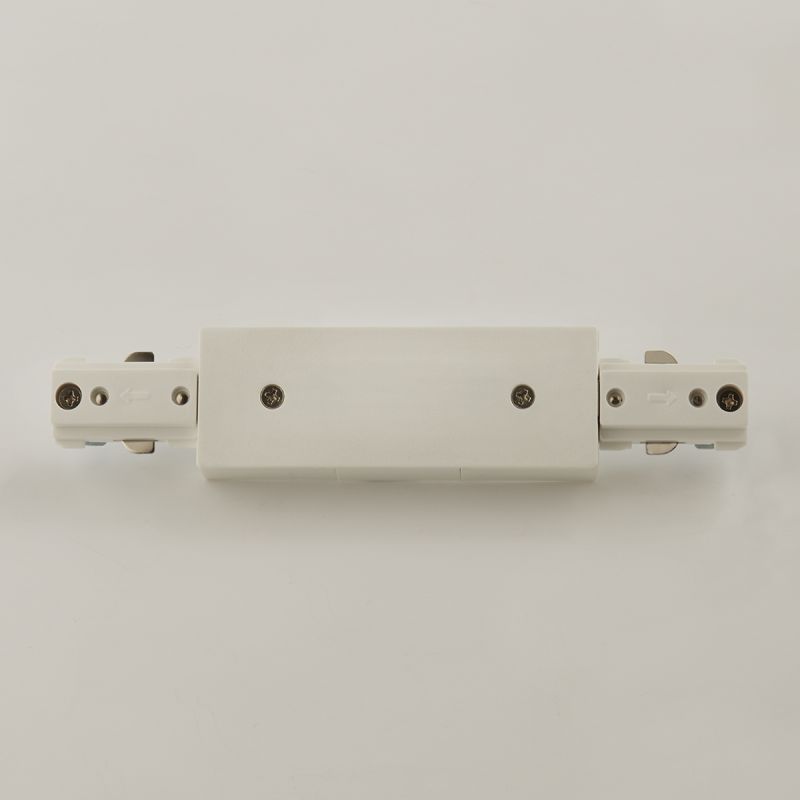 Straight Connector, White