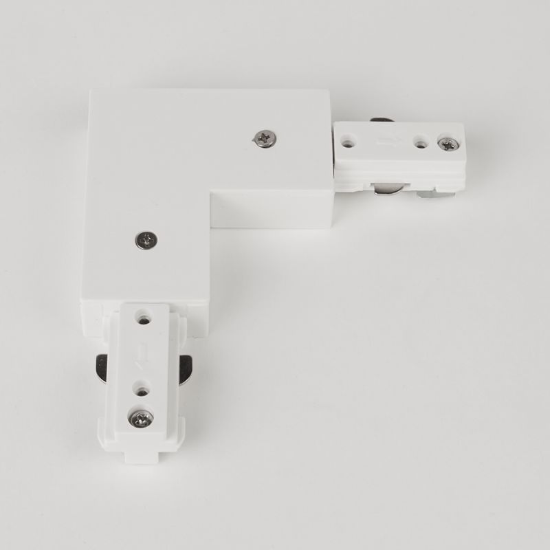 'L' Connector White