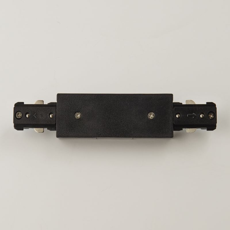 Straight Connector, Black