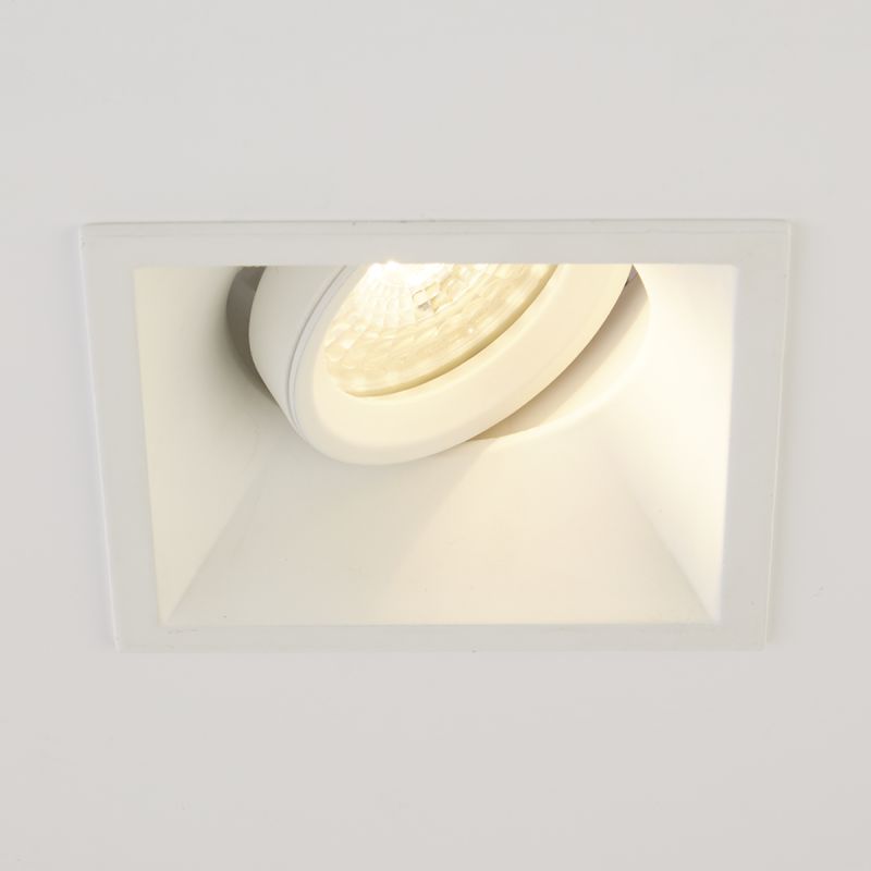 Slim Trim Square Adjustable, White