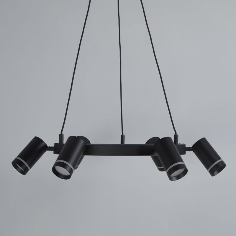 Laser 6 Pendant, Black