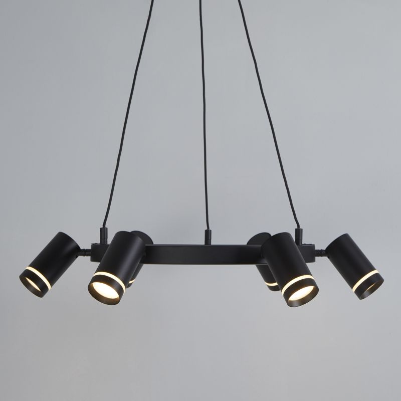 Laser 6 Pendant, Black