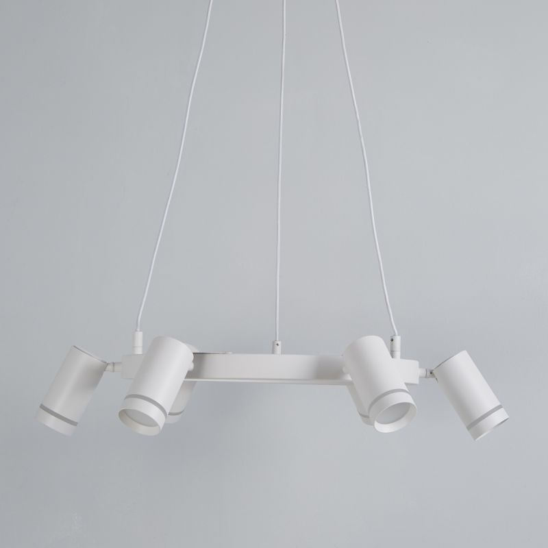 Laser 6 Pendant, White