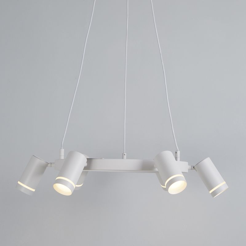 Laser 6 Pendant, White