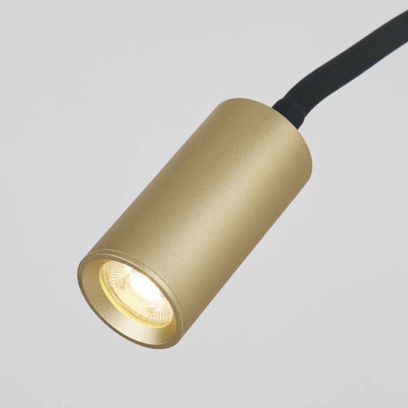 Ciara Table, Gold & Black