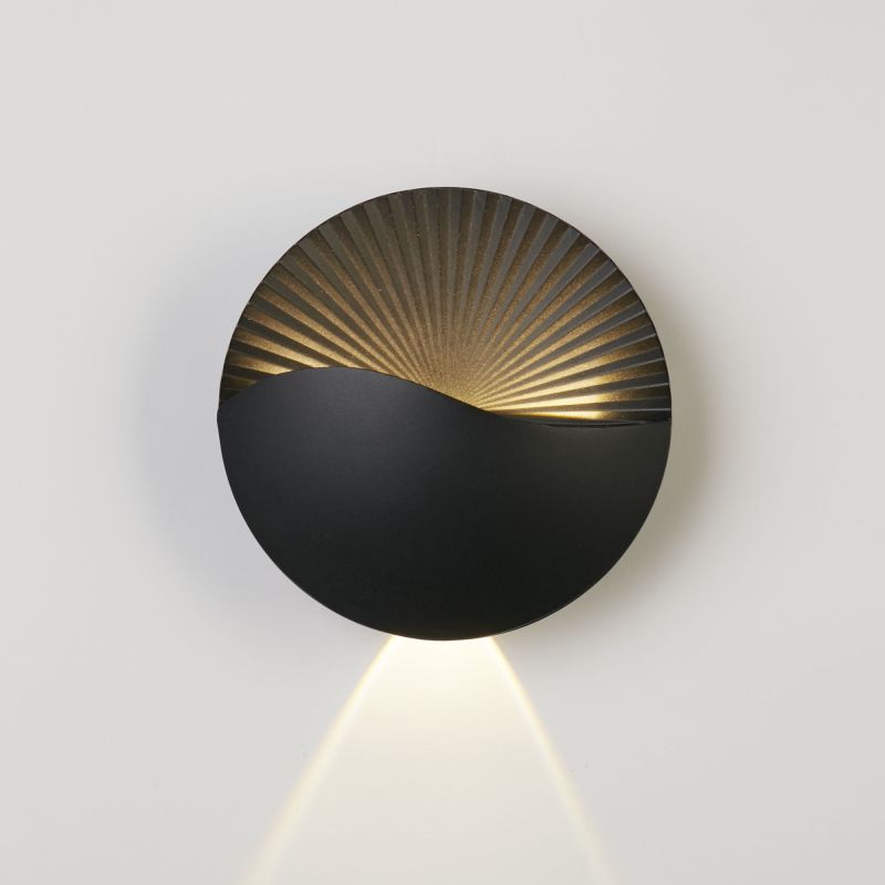 Sunrise Wall Light, Black
