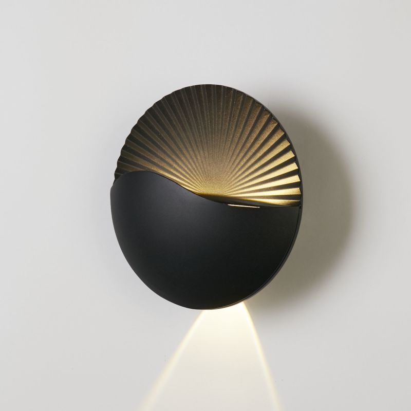 Sunrise Wall Light, Black
