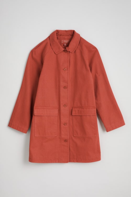 Roberts Coat Long Statement Jacket Seasalt Cornwall