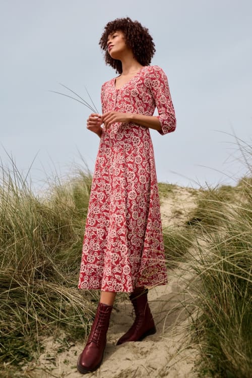 seasalt jersey dresses Seasalt Cornwall Summer Buoy Jersey Smocked Dress