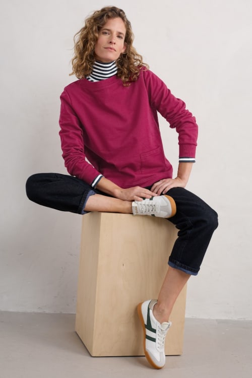 Rippling Tide Organic Cotton Sweatshirt - Loopback Jersey Rippling Tide Organic Cotton Sweatshirt - Loopback Jersey