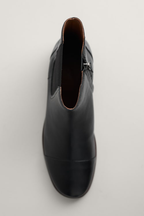 Penglow Leather Chelsea Boots Seasalt Cornwall