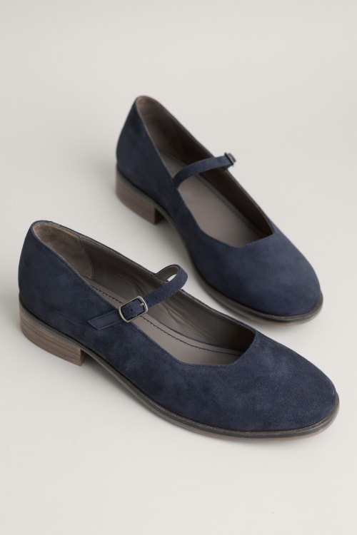 Low Heel Mary Navy Blue Mary Janes For Women Buy Navy Blue Forever
