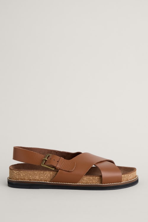 Wilder Shores Crossover Leather Sandals - Seasalt Cornwall