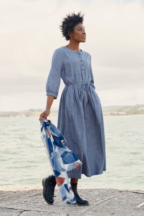 Atlantic Edge Chambray Dress Seasalt Cornwall