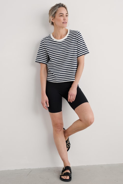 Organic Cotton Jersey Cycle Shorts Seasalt Cornwall Seasalt