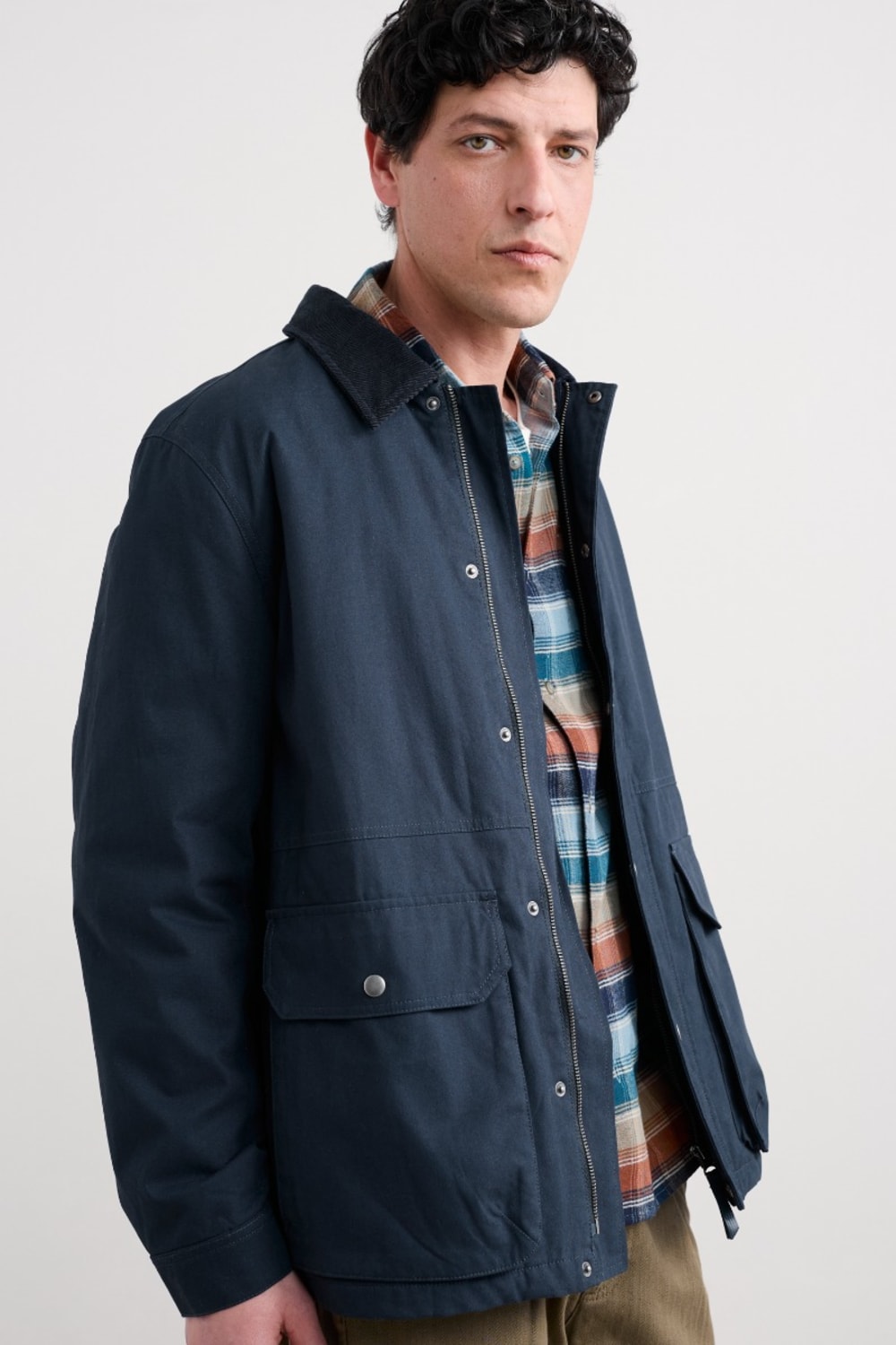 Men's Organic Cotton Coat Seasalt Cornwall Seasalt Cornwall