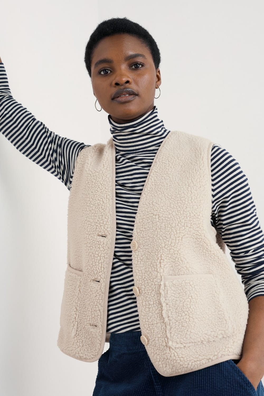 Fleece Gilet Fleece Vest Nike Sherpa Fleece Weste Well Wisher