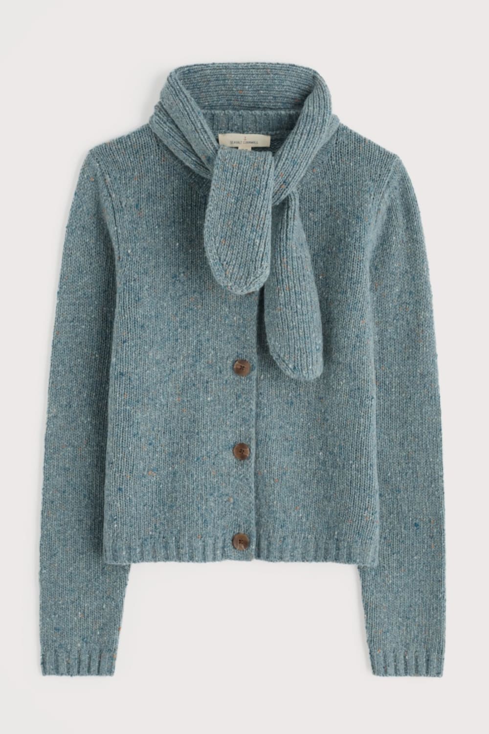 WIND AND SEA ×  peak Cardigan Buy Seasalt Cornwall Green Winding Creek Cotton Knit Cardigan from
