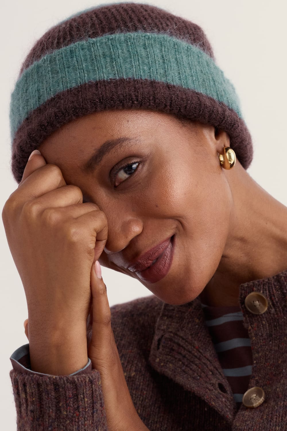 Boswyn Mohair Blend Winter Beanie Hat - Seasalt Cornwall