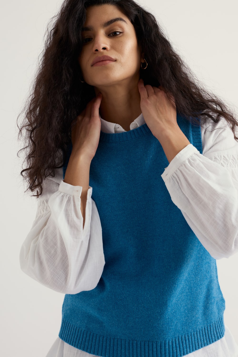 値下げ中　AURALEE WOOL ALPACA FELT KNIT VEST WOOL ALPACA FELT KNIT VEST フェルトニットベスト | ブランド古着の