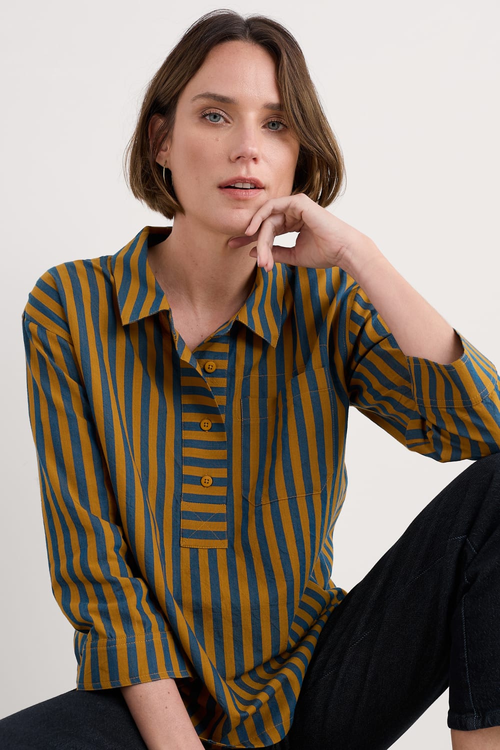 Women's Oak Leaf Shirt Seasalt Cornwall Seasalt Cornwall