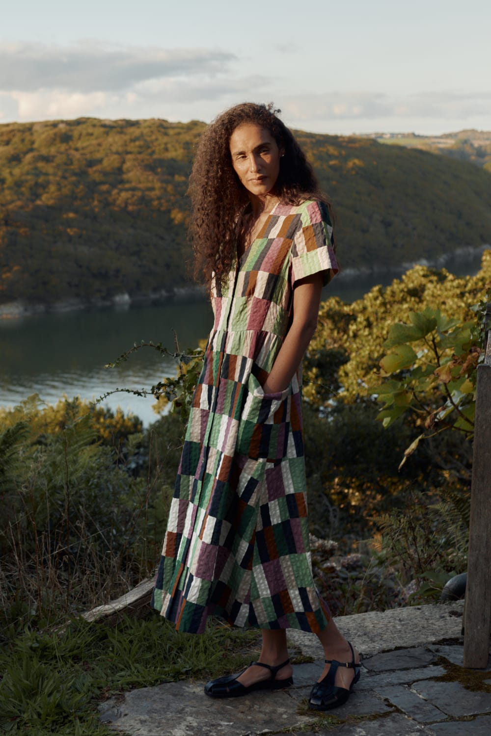 shirt type midi dress Shop Stylish White linen belted shirt style midi dress for Women   Moonstruck