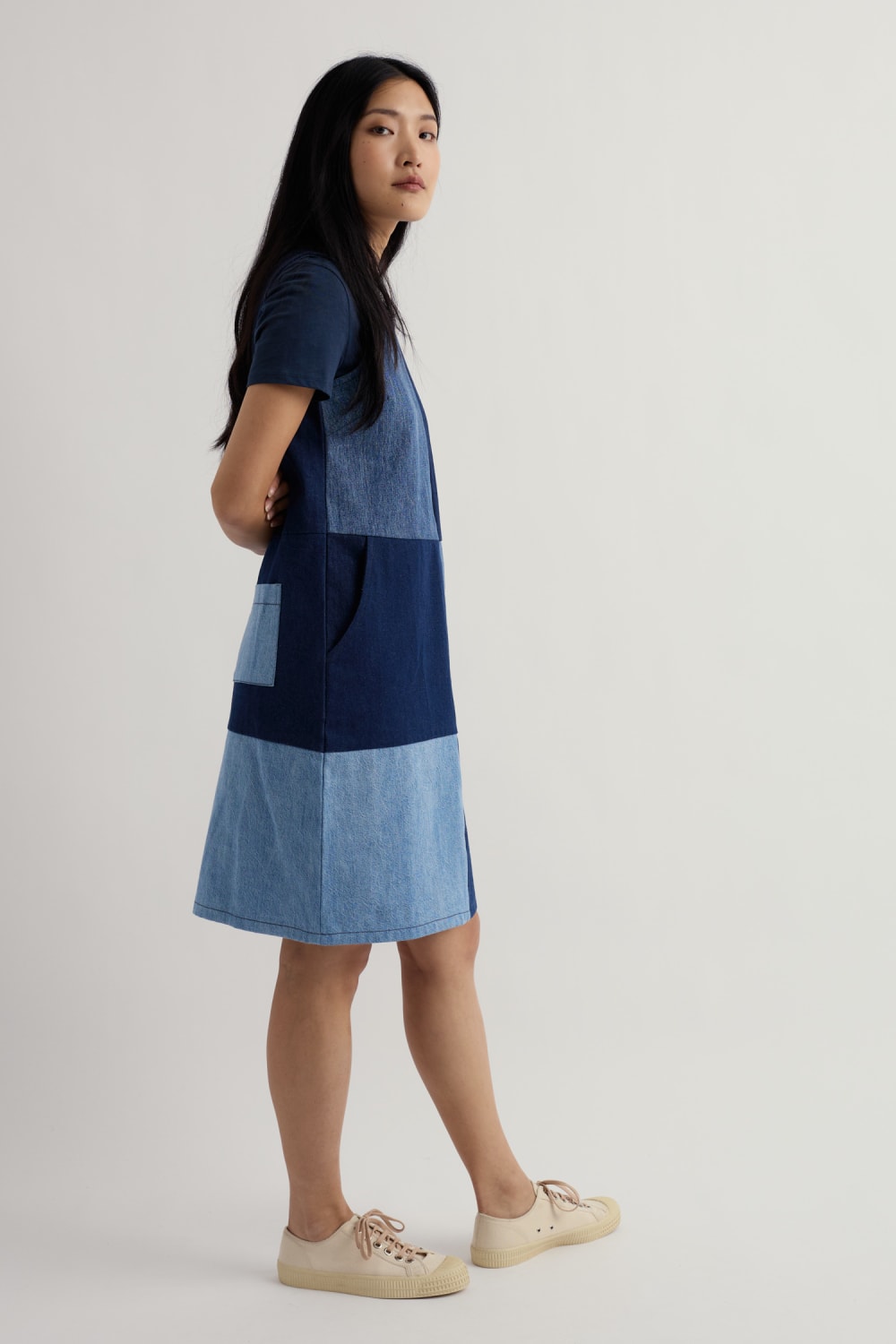 Beyond Retro x Seasalt Salt Weave Pinafore - Seasalt Cornwall Beyond Retro x Seasalt Salt Weave Pinafore - Seasalt Cornwall